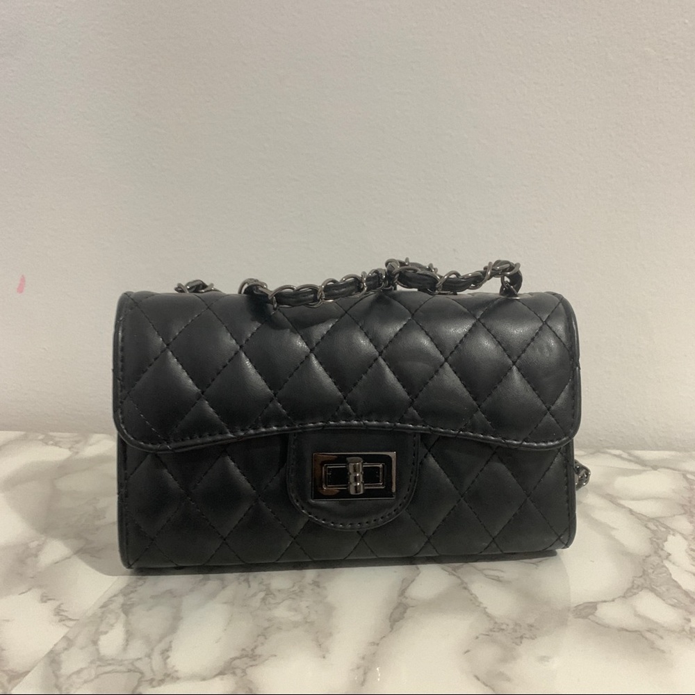 Black crossbody bag